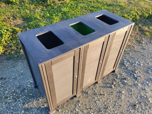 station de tri intérieure triple flux recyclée